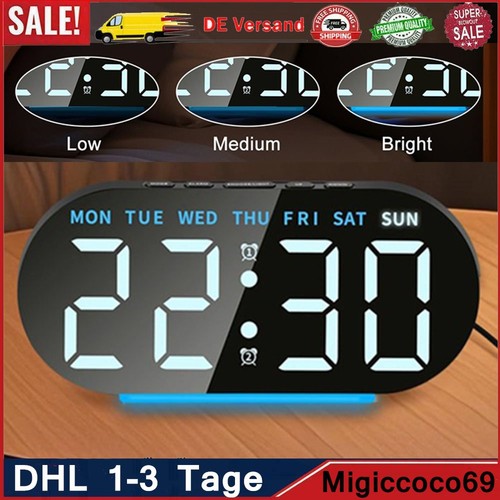 Digitaler led wecker mit - wecker,