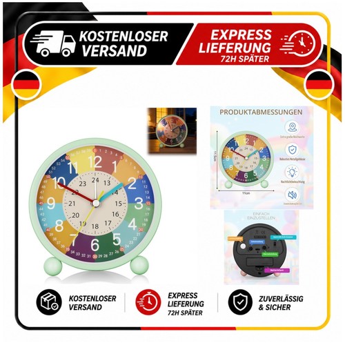 Kinderwecker analog ohne - kinderwecker,