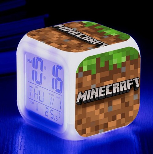 Minecraft led digitalwecker - minecraft, led-digitalwecker